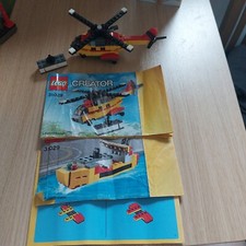 LEGO CREATOR 31029 3 IN 1 PLANE/BOAT/HELICOPTER COMPLETE WITH INSTRUCTIONS 