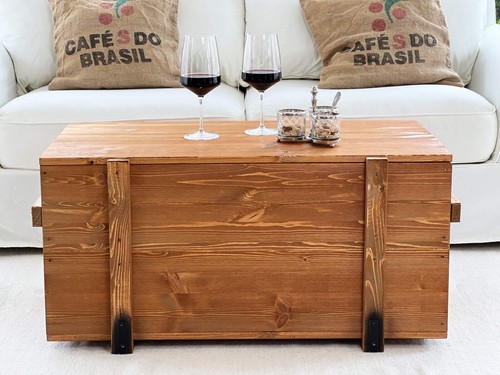 Chest coffee table - , solid