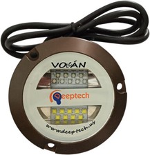 DeepTech Led Underwater Light Boat & Yacht Dual Color White&Blue Alu Case 80W