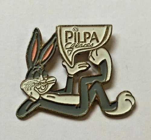 Warner bros pin badge - warner, bugs