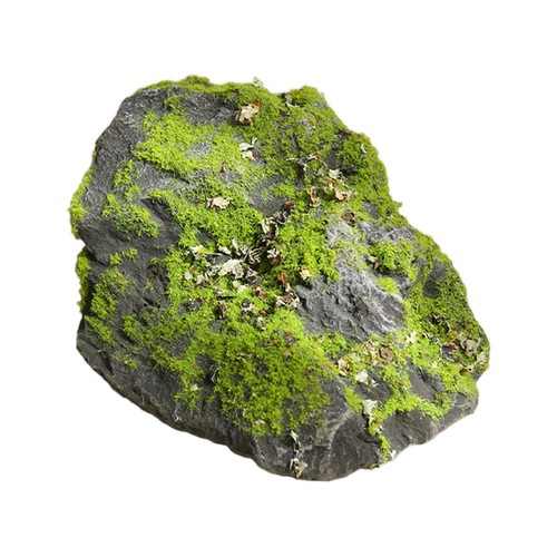 Artificial mossy rock - mossy,