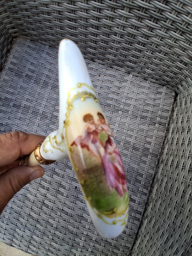 Vintage hand painted - painted, porcelain