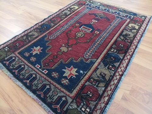 Antique prayer rug columnar - rug,,
