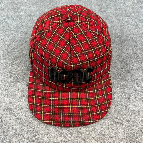 Acdc hat cap snapback red - hat,