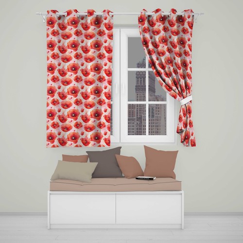 Blackout eyelet curtains - blackout,
