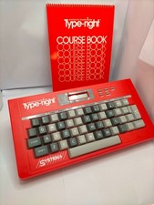 Systema Type-Right Typewriter – Tested & Working – With Original Booklet – Red