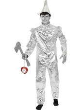 Tin Man Fancy Dress Costume - The Wizard of Oz for Men (Warner Bros Official)