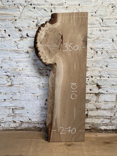 Waney edge live - edge, oak