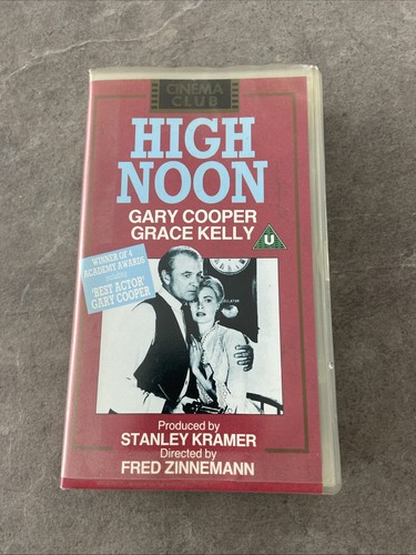 High noon vhs video - vhs, video,