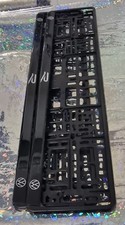 Car number plate holders set