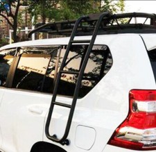 Vehicle side rear metal ladder