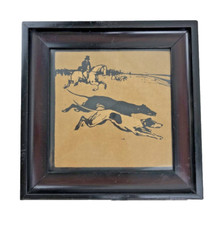 William Nicholson Chromolithograph February from "Almanac with 12 Sports"