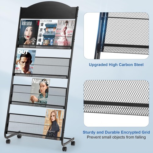 Tier magazine rack a4 - 4-tier,