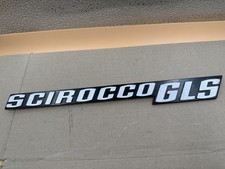 VW SCIROCCO GLS BADGE EMBLEM