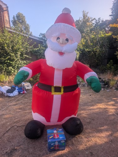 Giant blow santa clause - santa,