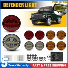10x Complete LED Upgrade Light Lamp Kit Coloured For Land Rover Defender 1990-16