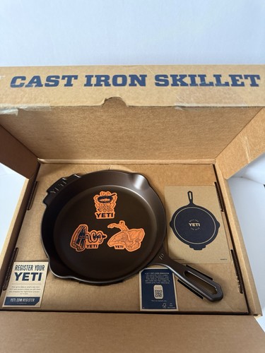 Yeti cast iron skillet - 10”,