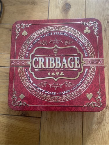 Wooden cribbage board game - board, set