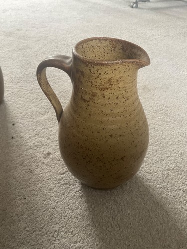 Vintage speckled stoneware - speckled,