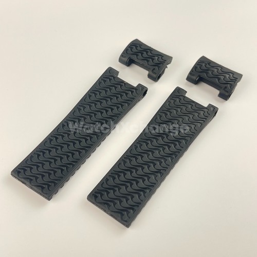 22mm black silicone rubber - 22mm,