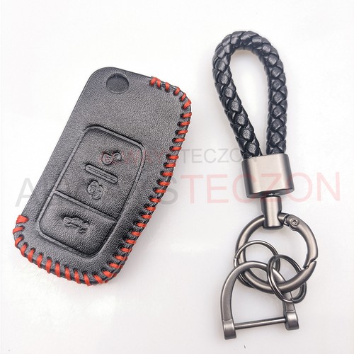 Leather car remote key holder - car,