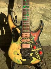 Ibanez JEM77-FP Steve Vai Signature-Black Floral Pattern , 1991