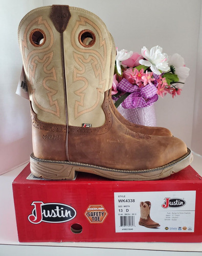 Justin men 11in - men's, tan