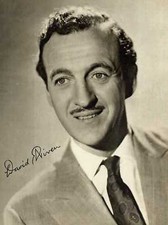 David niven signed photograph - niven,