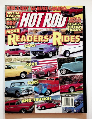 1991 august hot rod - rod, magazine