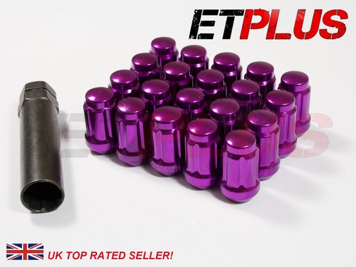 Purple spline wheel nuts - x,