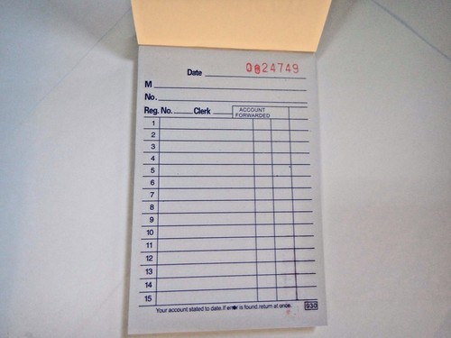 New sales book order - new,