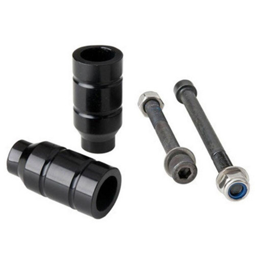 Grit alloy scooter pegs - pegs, black