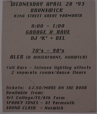 Rave Flyer-Brunswick at Gt