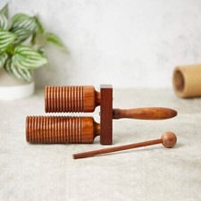 Wooden Double Agogo Bells With