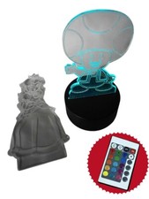 Dimmable Desk Lamp SUPER MARIO Touch LED Changing Toad Princess Remote Control