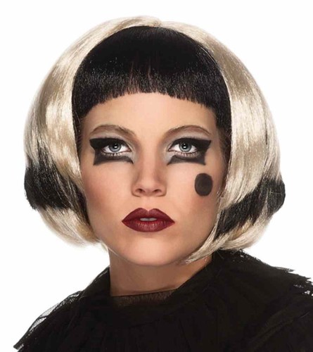 Lady gaga black blonde - black/blonde, wig
