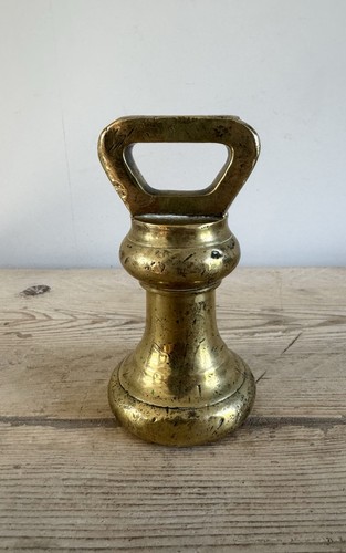 Solid brass 4lb bell weight - brass,