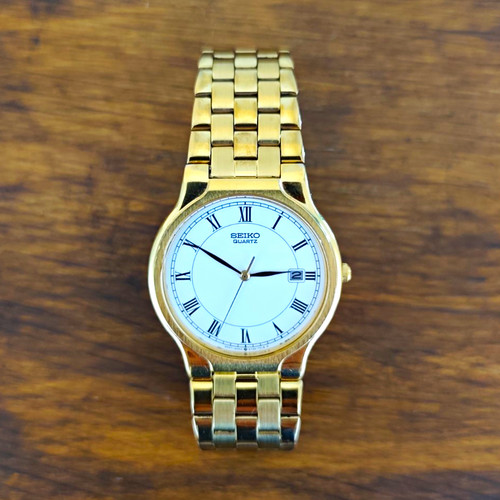 Seiko quartz gold tone - quartz, gold-tone