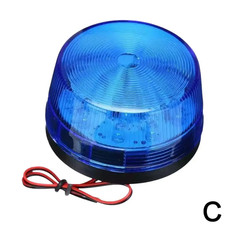 DC 12V LED Security Alarm Strobe Signal Warning Siren Red Flashing Light Lamp