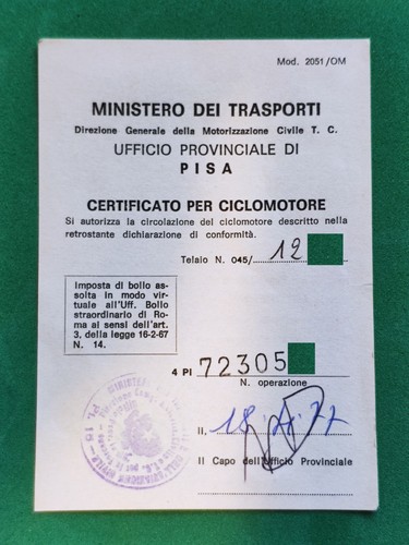 Original certified moped - original,