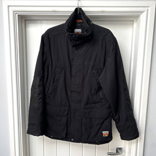Timberland Pro Series Jacket Coat Men's Small Black Outdoors Heavy Duty Workwear