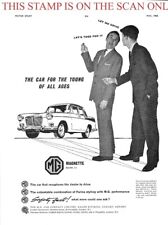 MG 'Magnette Mk.III' Saloon Motor Car ADVERT (2) Original 1960 Print Ad 704/22