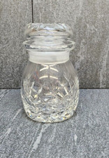 CRYSTAL LIDDED STORAGE JAR