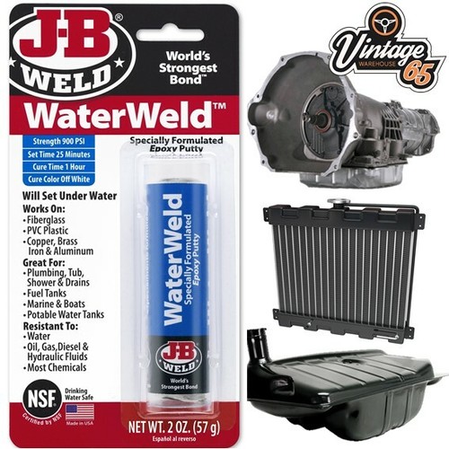 Classic car water - weld, epoxy
