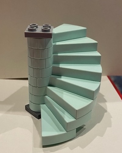 Lego spiral staircase mint - spiral,