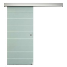 HOMCOM 90cm Sliding Glass Door