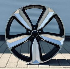 21" A009 black pol alloy