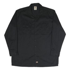 DICKIES Mens Black Work Shirt