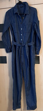 M&Co Blue Denim Jump Suit