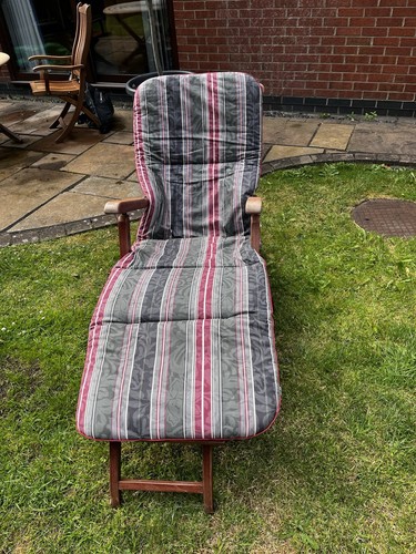 Steamer chair cushion - chair,